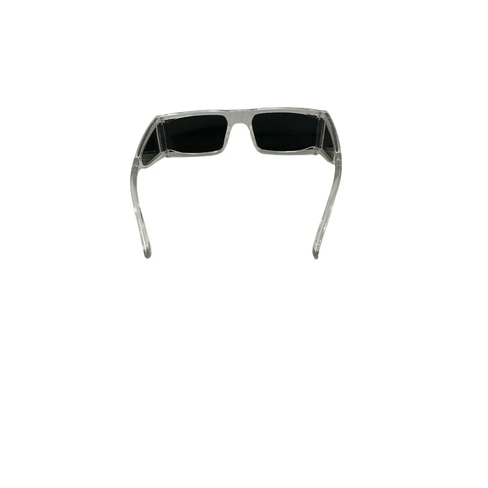 NEW womens fashion accessory SUNGLASSES clear silver plastic‎